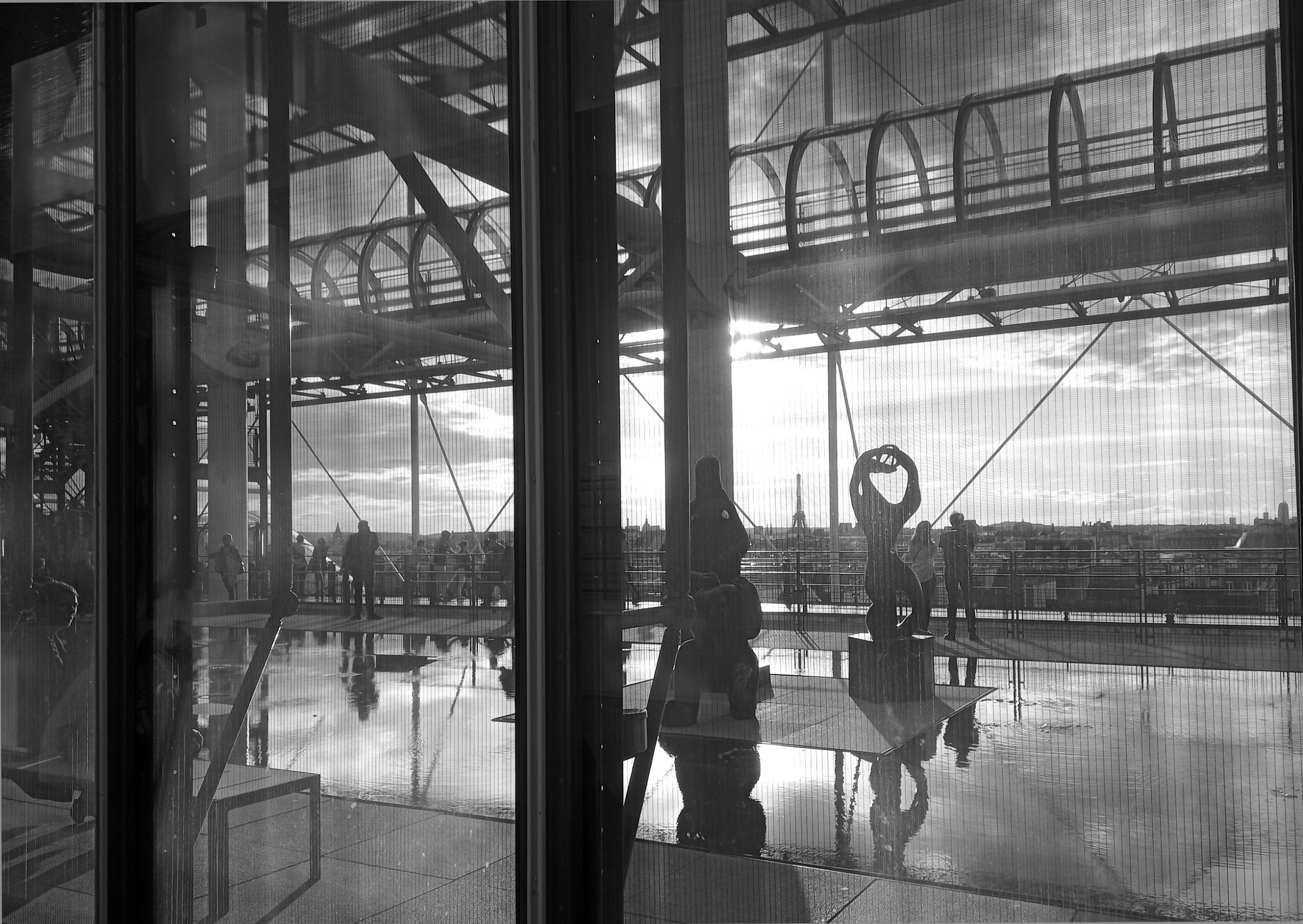 Brigitte Morillon au Centre Pompidou-Beaubourg Paris